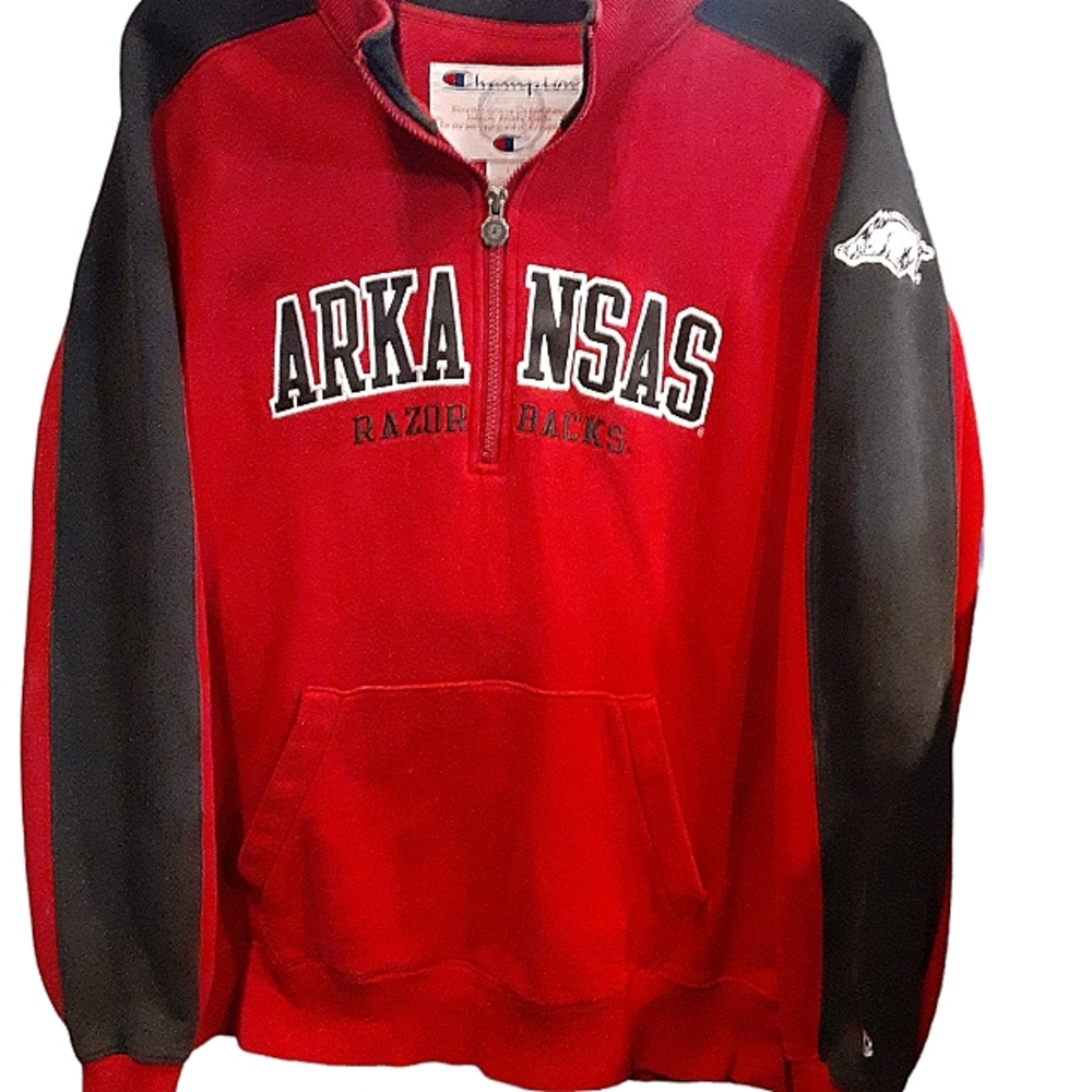 Arkansas Razorback pullover hoodie size Large